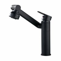 Flexible Black Basin Mixer Tap Faucet